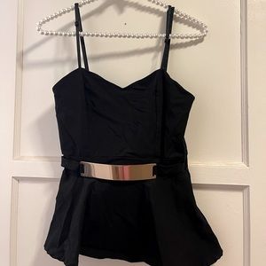Charlotte Russe Black with Gold Belt